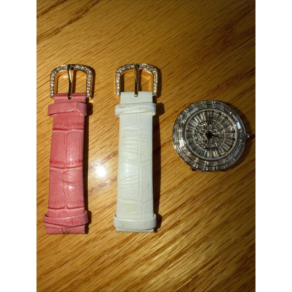 Victoria Wieck Beverly Hills Crystal Women's Beautiful Elegant Dress Watch Parts